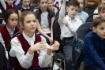 Встреча прошла в форме интерактива: ребята вместе сочиняли сказку