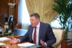 Олег Кувшинников во время встречи с Алексеем Миллером