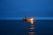 Полупогружная плавучая буровая установка в Карском море