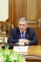 Президент Республики Татарстан Рустам Минниханов во время рабочей встречи с Алексеем Миллером