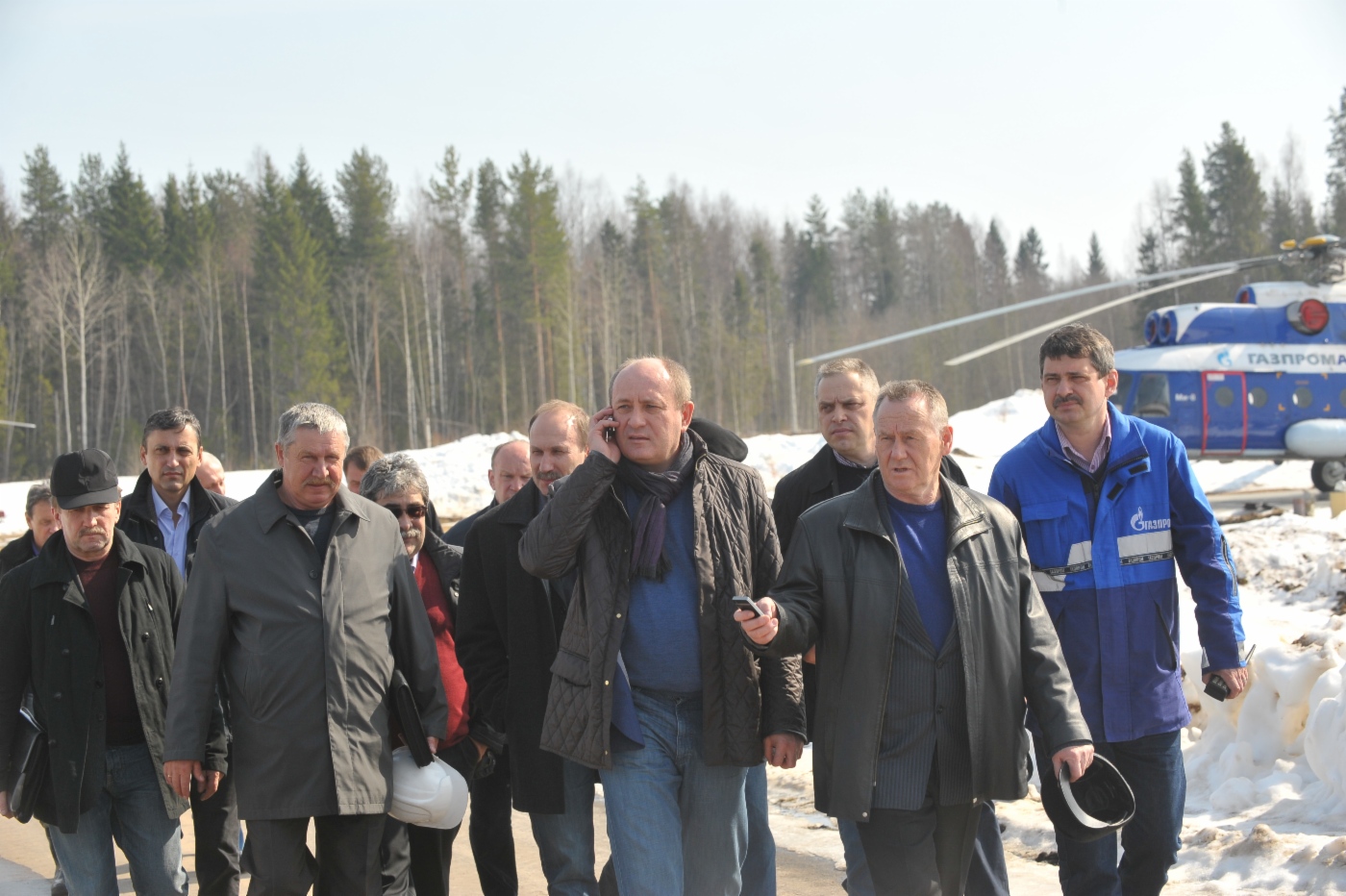 Делегация «Газпрома» на КС «Нюксеницкая»