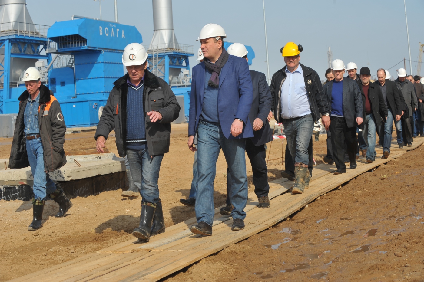 Делегация «Газпрома» на КС «Нюксеницкая»