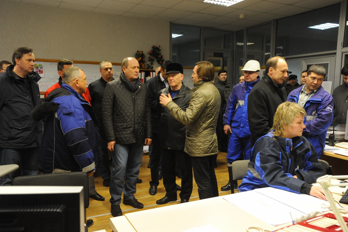 Делегация ОАО «Газпром» на КС «Грязовецкая»