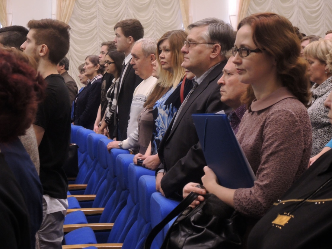 Участники VIII Международного семинара «Рассохинские чтения» на открытии в Ухтинском государственном техническом университете