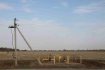 Крановый узел на подземном газопроводе. Ростовская область