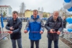 Заместитель генерального директора по ремонту и капитальному строительству Евгений Лукин, начальник Бобровского ЛПУМГ Андрей Берсенев, заместитель генерального директора по управлению персоналом Сергей Андрианов