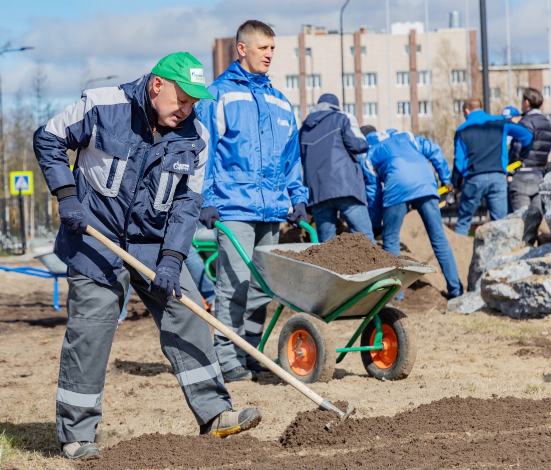 В едином трудовом порыве на благо природы
