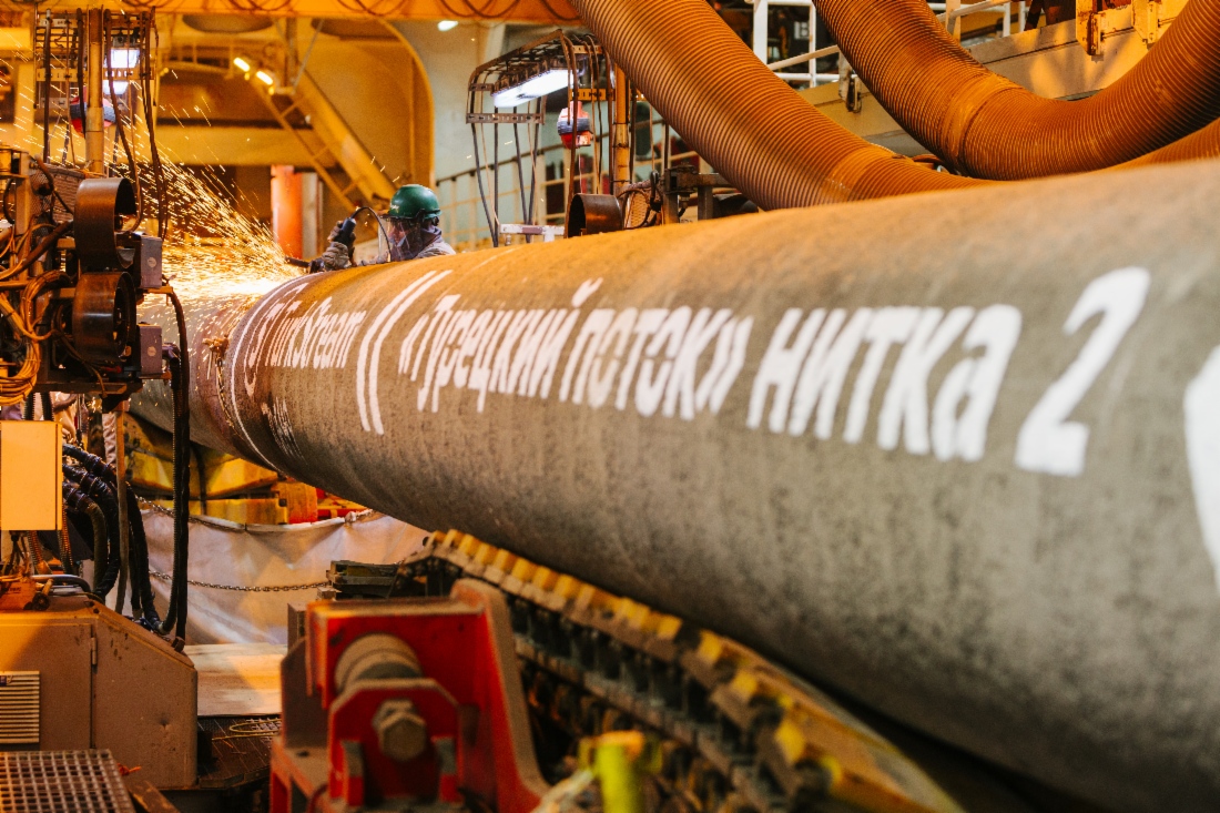 Завершена морская укладка газопровода «Турецкий поток»