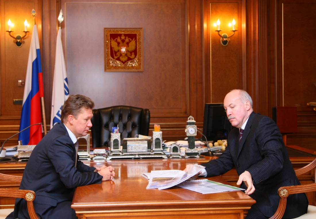 Алексей Миллер и Дмитрий Мезенцев