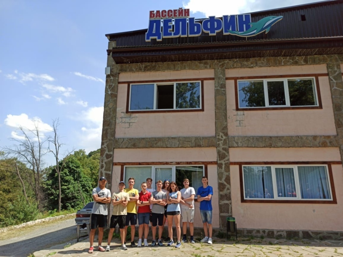 Воспитанники спортивной школы им. Б. Н. Скокова на тренировочном сборе