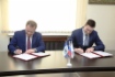 Владислав Бородин, генеральный директор ООО «Газпром трансгаз Томск» и Константин Зайцев, первый заместитель губернатора Иркутской области — председатель правительства Иркутской области во время подписания соглашения