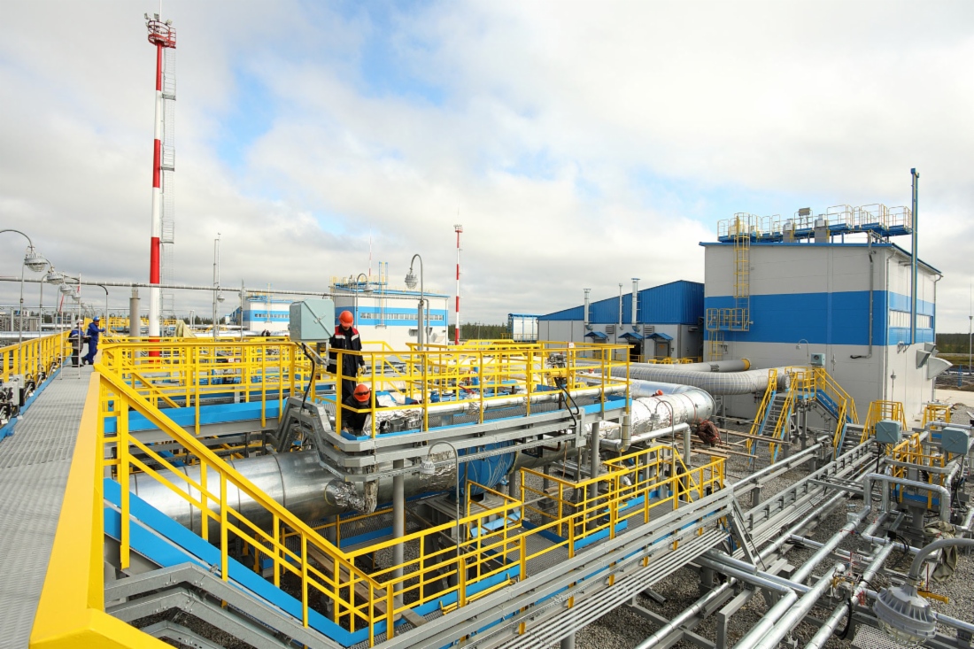 В работе находятся два газоперекачивающих агрегата из трех, расход газа составляет порядка 23 млн кубометров в сутки