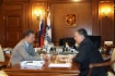 Встреча Алексея Миллера и Главы Республики Карелия Александра Худилайнена