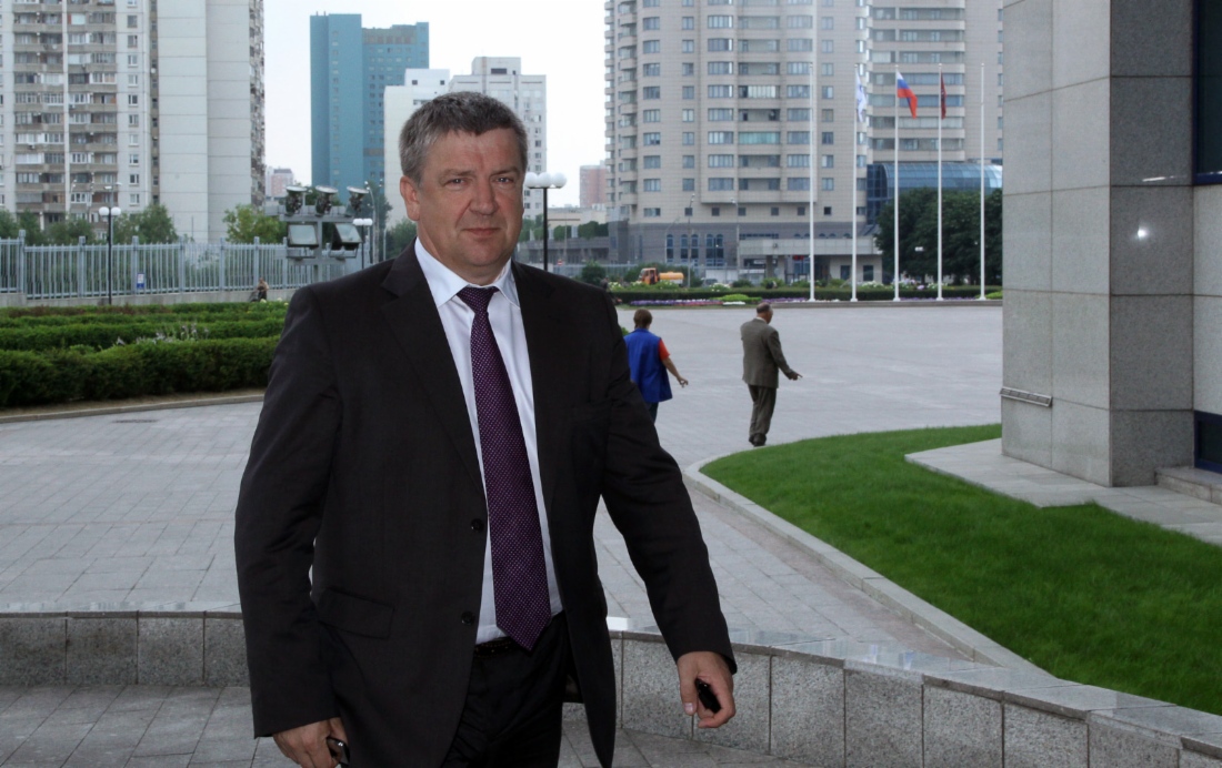 Глава Республики Карелия Александр Худилайнен приехал на встречу с Алексеем Миллером