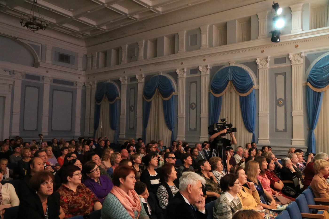 Во время церемонии награждения