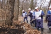 В день субботника территория санатория-пролфилактория «Газовик» заблестела
