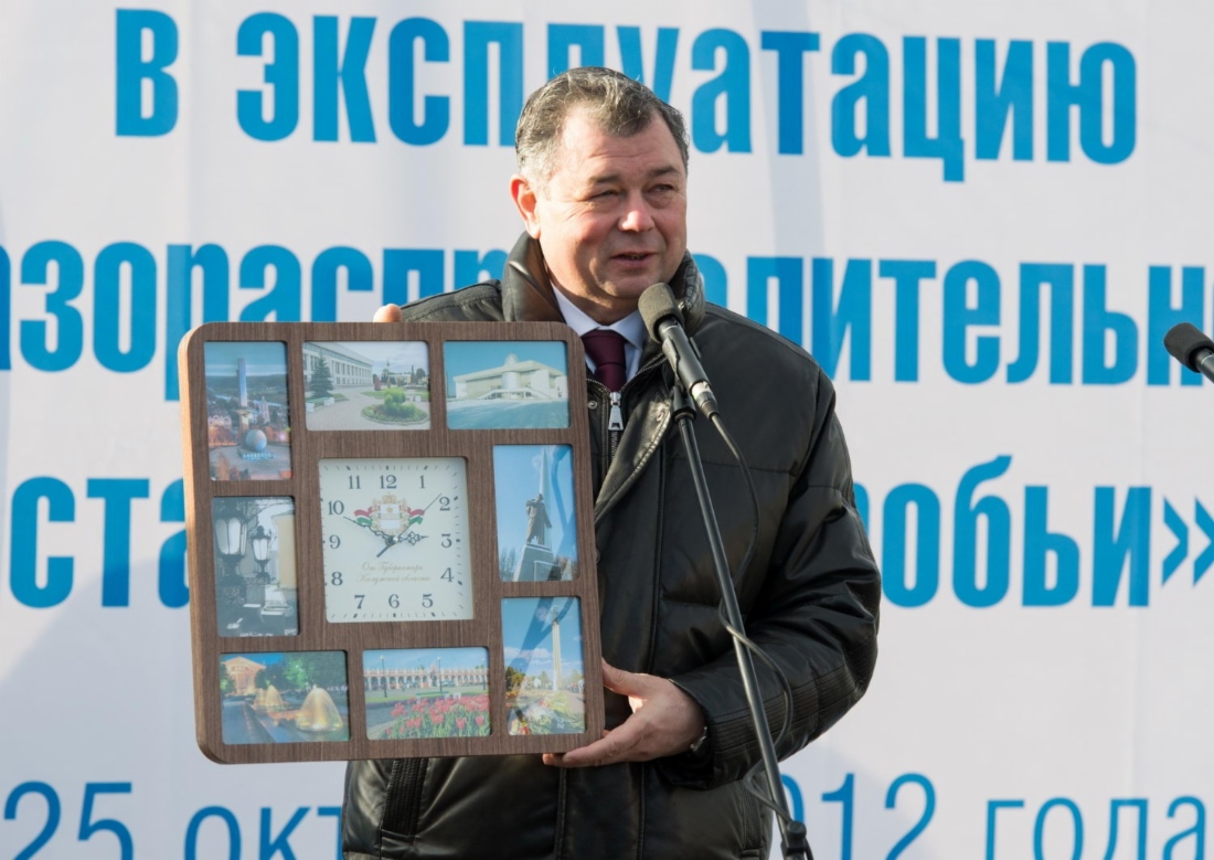 Анатолий Артамонов на торжественных мероприятиях, посвященных вводу в эксплуатацию после реконструкции ГРС «Воробьи»