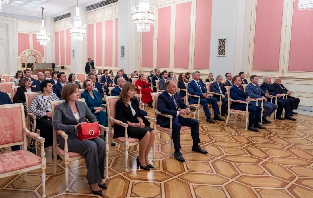 Церемония состоялась в Доме Правительства РФ в Москве