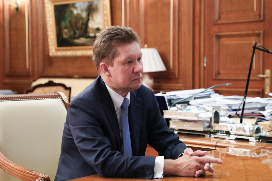 Алексей Миллер во время рабочей встречи с Главой Кабардино-Балкарии Юрием Коковым
