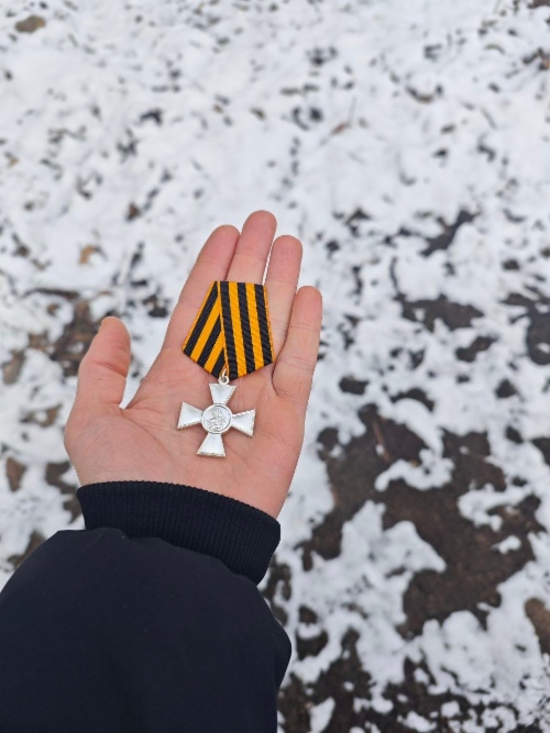 Иван Кудряшев, электромонтер по ремонту и обслуживанию электрооборудования ООО «Газпром добыча Ноябрьск», награжден Георгиевским Крестом IV степени