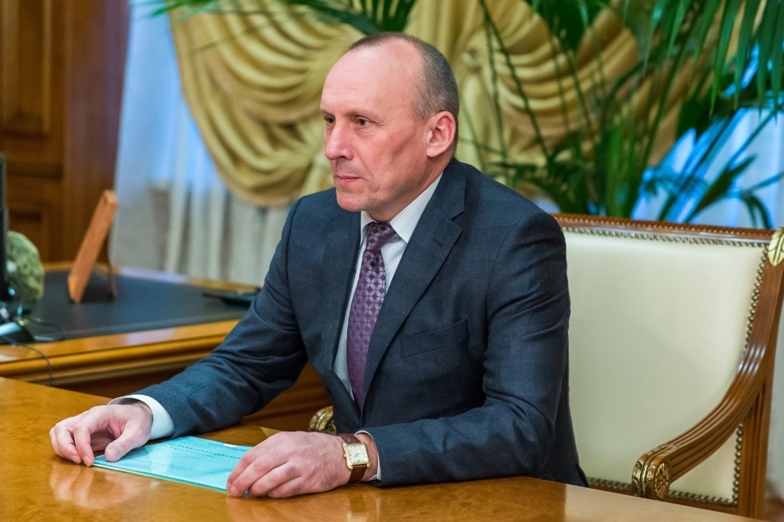 Глава НАК «Нафтогаз Украины» Евгений Бакулин во время рабочей встречи с Алексеем Миллером