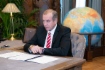 Губернатор Иркутской области Сергей Левченко во время рабочей встречи с Алексеем Миллером