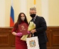 Награждение волонтера