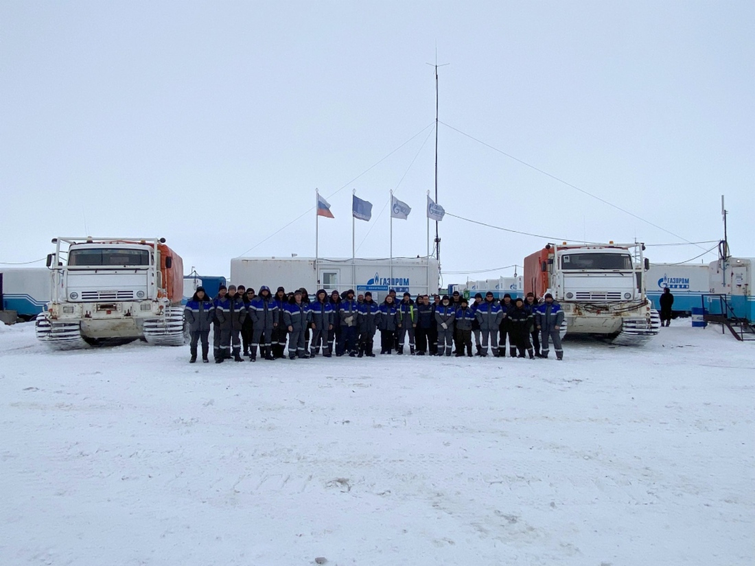 Работы проводились силами сейсморазведочных партий производственных филиалов ООО «Газпром недра»