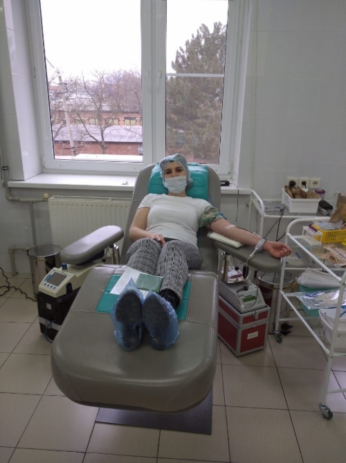 Забор крови не пугает