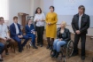 Организаторы проекта рассказали о своих историях. Слева направо: руководитель регионального центра практической психологии и инклюзивного образования ГАУ ДПО «СОИРО» Анна Серякина, Венера Павленко, Светлана Габова, Никита Шевченко
