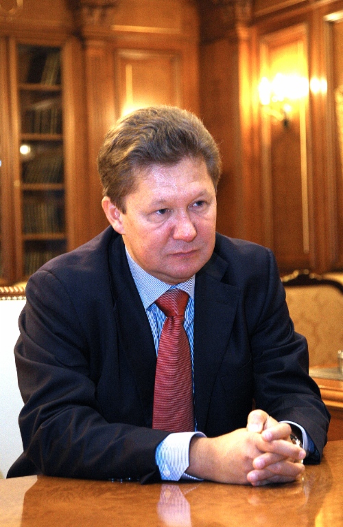 Алексей Миллер во время рабочей встречи с Губернатором Пермского края Виктором Басаргиным