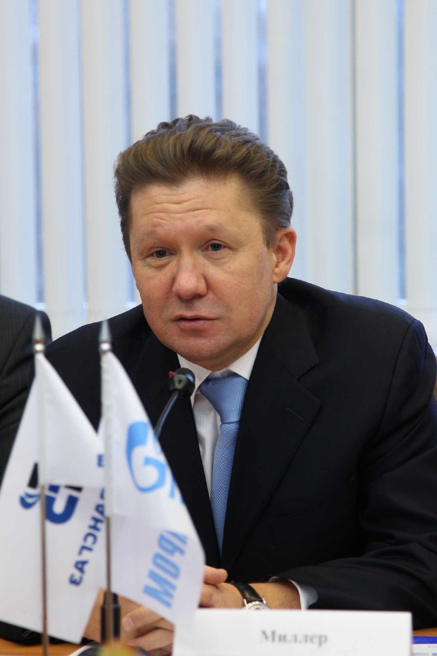 Алексей Миллер во время совещания по интеграции ОАО «Белтрансгаз» в Группу «Газпром»