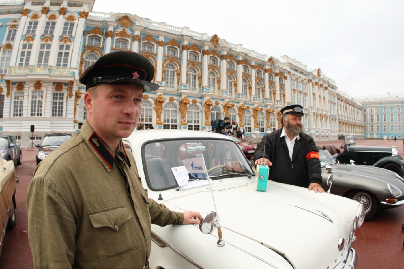 Торжественная церемония старта автопробега, 13 сентября 2010 года, Царское Село