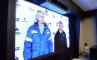 Александр Дюков и Игорь Сечин во время торжественного ввода в эксплуатацию Восточно-Мессояхского месторождения