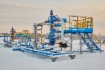 Кусты газовых скважин на Чаяндинском нефтегазоконденсатном месторождении ООО «Газпром добыча Ноябрьск»