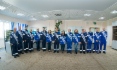 «Почетная вахта» на главном щите управления газового промысла