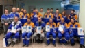 Общее фото участников конкурса, представляющих различные подразделения и службы филиала «Газпром добыча шельф Южно-Сахалинск» — Киринское газодобывающее управление