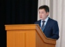С докладом об инновационных решениях при эксплуатации обводненных газовых скважин выступил заместитель генерального директора по добыче и подготовке газового конденсата, нефти ООО «Газпром добыча Уренгой» Владимир Кобычев
