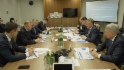Рабочее совещание генерального директора ООО «Газпром межрегионгаз» Сергея Густова с главой Республики Адыгея Муратом Кумпиловым