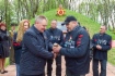 Момент передачи капсулы с землей из Надымского района (место, где провёл детские годы Герой Советского Союза Анатолий Зверев) в г. п. Бешенковичи