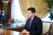 Временно исполняющий обязанности Губернатора Калининградской области Антон Алиханов во время рабочей встречи с Алексеем Миллером