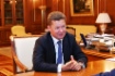Алексей Миллер во время рабочей встречи с Губернатором Самарской области Николаем Меркушкиным