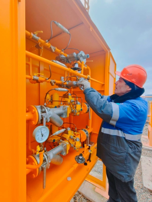 Проверка работы пункта редуцирования газа