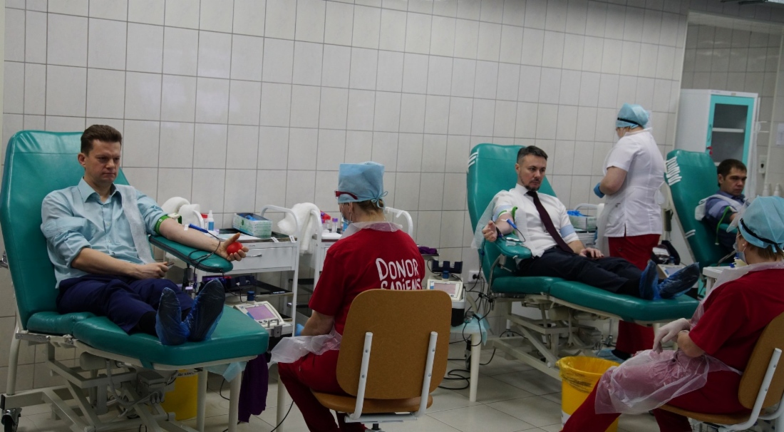 С каждым годом количество доноров на предприятии растет