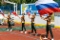 Начало торжественного открытия многофункциональной спортивной площадки
