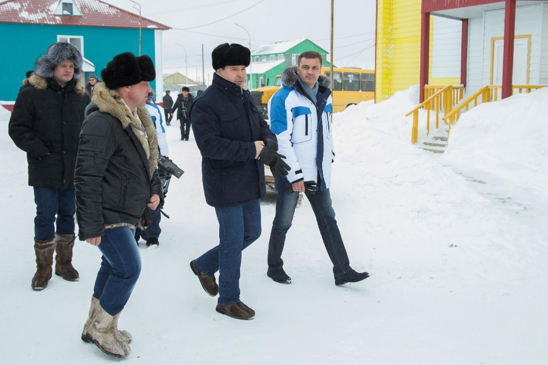 Делегация ООО «Газпром добыча Уренгой» посетила с официальным визитом село Самбург Пуровского района