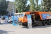 Выставка автотехники ООО «Газпром трансгаз Саратов», работающая на компримированном природном газе