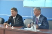 В рамках посещения нового диспетчерского центра в Уфе Алексей Миллер (слева) провел встречу с коллективом ООО «Газпром трансгаз Уфа»
