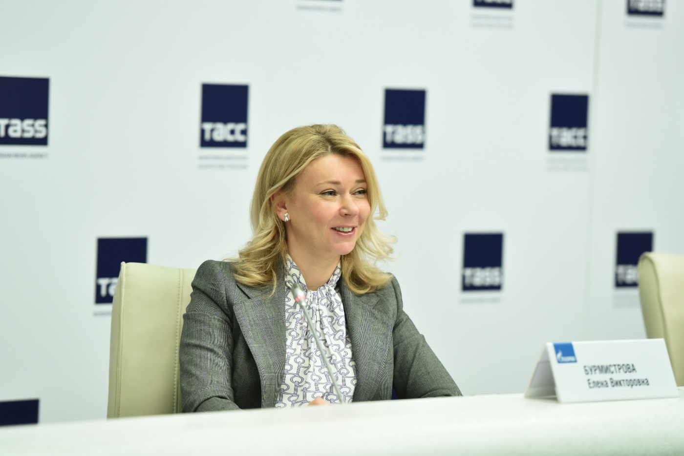 Заместитель Председателя Правления ПАО «Газпром», генеральный директор ООО «Газпром экспорт» Елена Бурмистрова