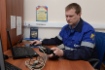 Дмитрий Томилин выполняет практическую часть конкурса